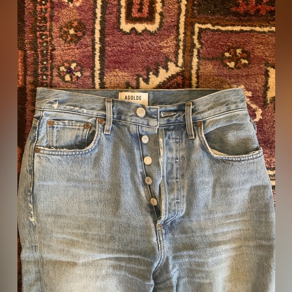 Agolde 90’s Pinch Waist High Rise Straight Jeans - Picture 2 of 10